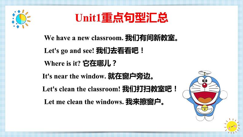 Unit1 My classroom 句型 语法 2023 四年级上册 三升四 暑假自学课(人教pep版)课件PPT04