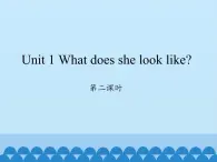 湖南少年儿童出版社小学英语三年级起点五年级上册 Unit 1 What does she look like   课件6