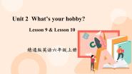 人教精通版六年级上册Lesson 10完美版ppt课件