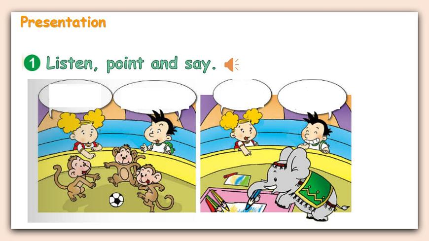 Module 3 Unit 2 What's the elephant doing課件第5頁