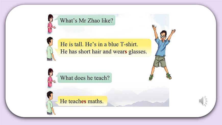 五年級上冊英語人教版新起點(diǎn)Unit 2《Teachers》（Lesson 2）課件第7頁