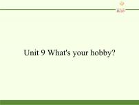 湘少版五年级上册Unit 9 What's your hobby?图文课件ppt