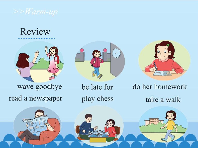 湖南少年儿童出版社小学英语三年级起点六年级上册 Unit 2 Katie always gets up early 课件2第2页