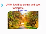 湖南少年儿童出版社小学英语三年级起点六年级上册 Unit 5 It will be sunny and cool tomorrow  课件4