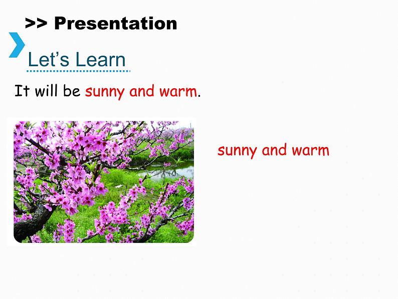 湖南少年儿童出版社小学英语三年级起点六年级上册 Unit 5 It will be sunny and cool tomorrow 课件4第7页