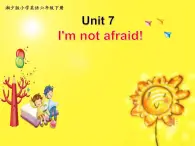 湖南少年儿童出版社小学英语三年级起点六年级下册 Unit 7 I'm not afraid!  课件3