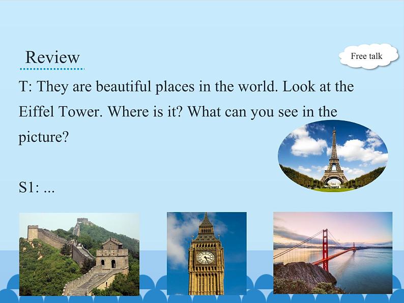 湖南少年儿童出版社小学英语三年级起点六年级下册 Unit 9 Look at these beautiful places in the world 课件103