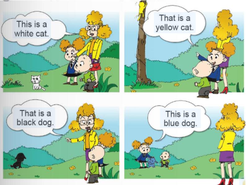 外研版（一年级起点）小学一年级英语上册 Module 5  Unit 2  That is a yellow cat.   课件06