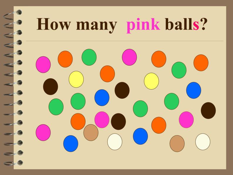外研版（一年级起点）小学一年级英语上册 Module 8  Unit 2 How many pink balls  课件07