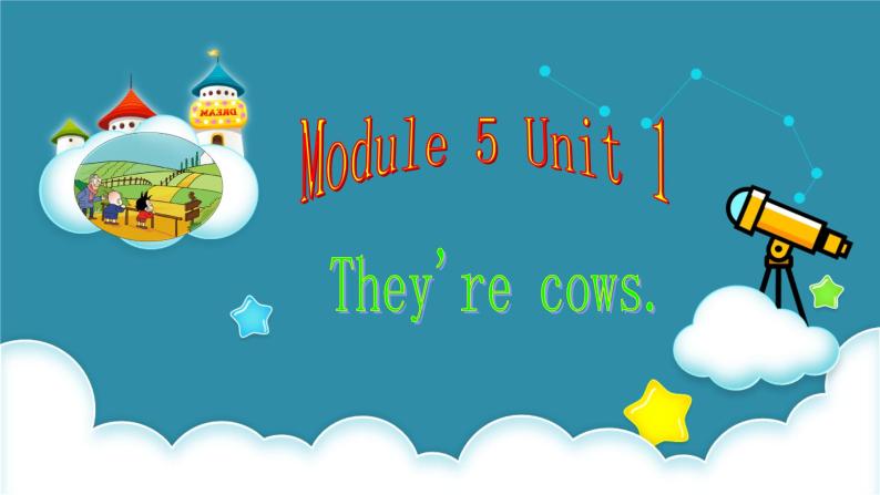 外研版（一年级起点）小学一年级英语下册 Module 5  Unit 1  They are cows.   课件301