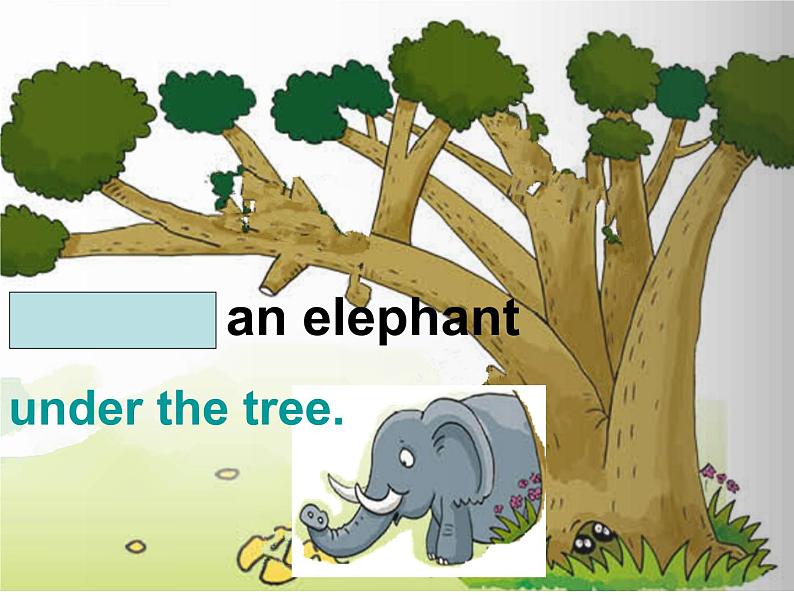 外研版(一年级起点)小学一年级英语下册 Module 7 Unit 1 There is a cat in the tree. 课件4第5页