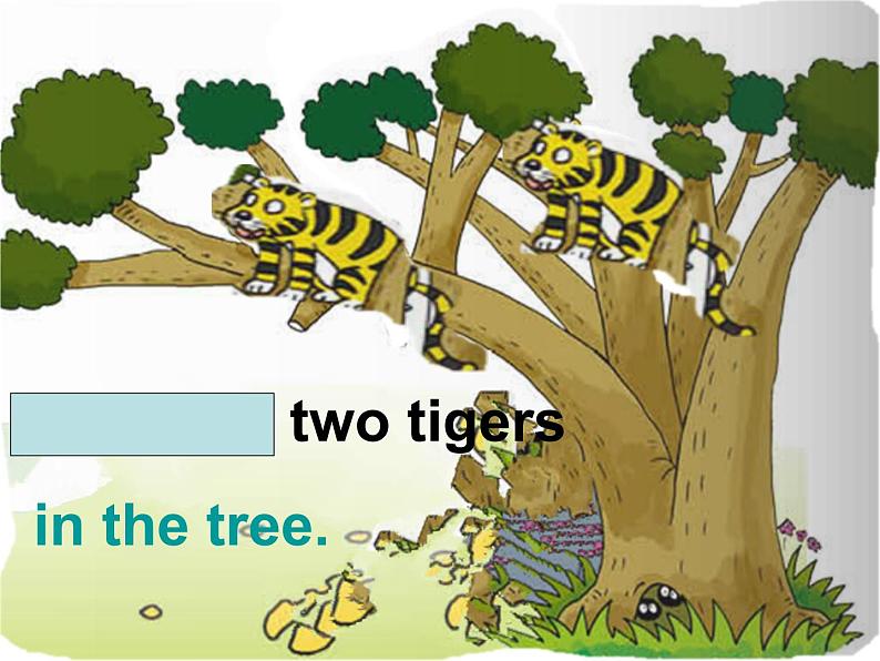外研版(一年级起点)小学一年级英语下册 Module 7 Unit 1 There is a cat in the tree. 课件4第6页