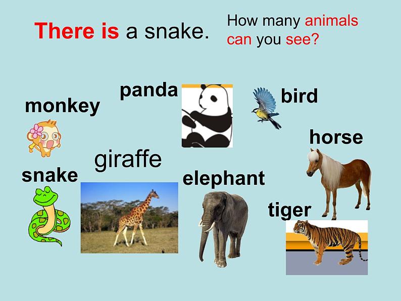 外研版(一年级起点)小学一年级英语下册 Module 7 Unit 1 There is a cat in the tree. 课件703