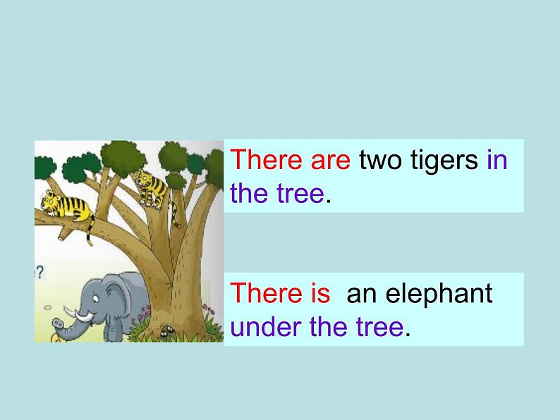 外研版(一年级起点)小学一年级英语下册 Module 7 Unit 1 There is a cat in the tree. 课件704