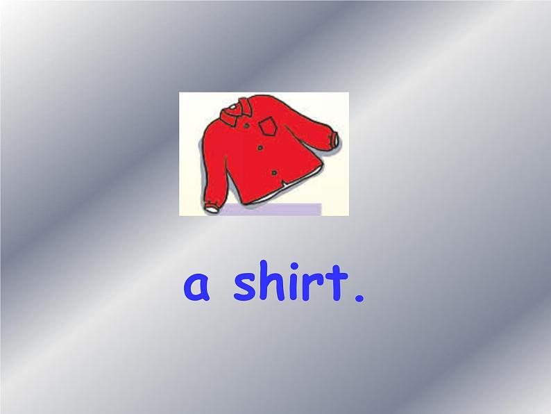 外研版(一年级起点)小学一年级英语下册 Module 8 Unit 1 There is a pair of shorts under that duck. 课件03
