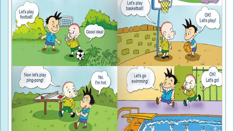 外研版(一年级起点)小学一年级英语下册 Module 10 Unit 1 Let’s play football! 课件206