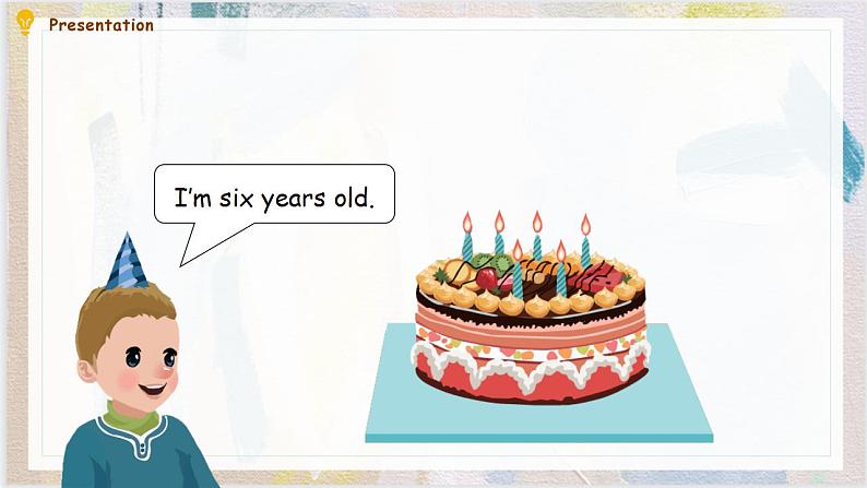 人教PEP版英语三年级上册 Unit 6 Happy birthday B Let's learn & Let's do 课件第5页