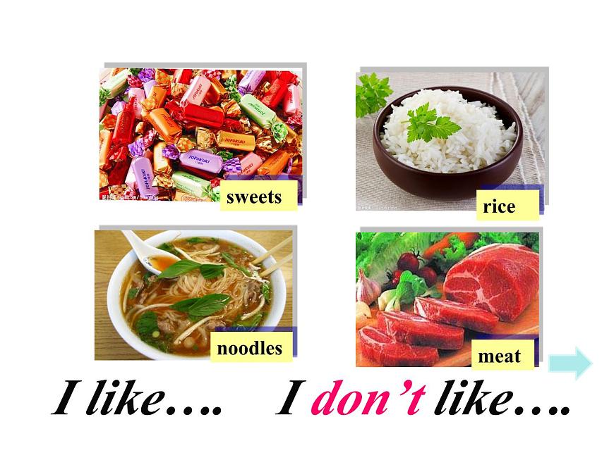 外研版（一年級(jí)起點(diǎn)）小學(xué)二年級(jí)英語(yǔ)上冊(cè) Module 2  Unit 2  I don’t like ginger.   課件2第3頁(yè)