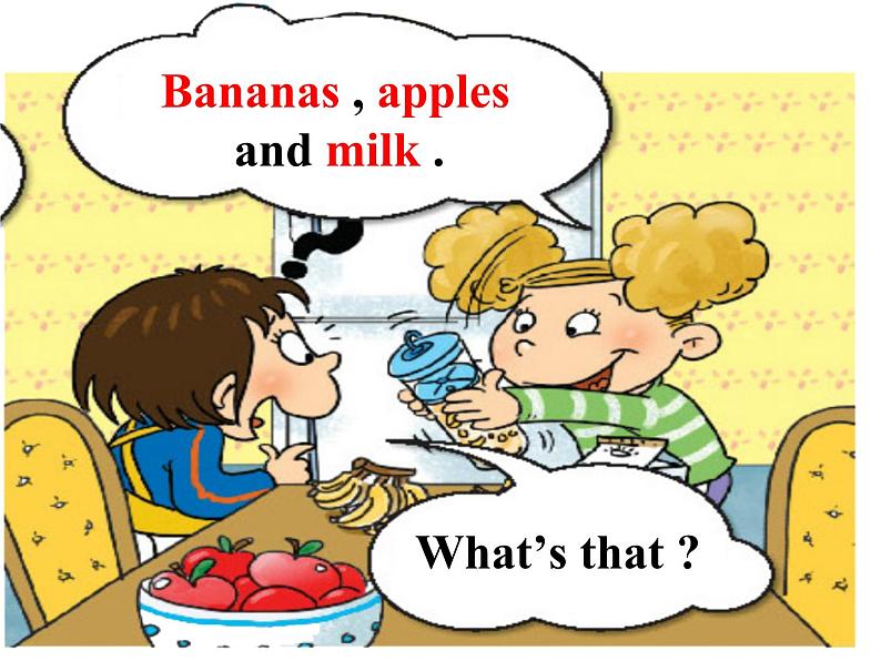 外研版(一年级起点)小学二年级英语上册 Module 3 Unit 1 Do you like bananas 课件6第7页