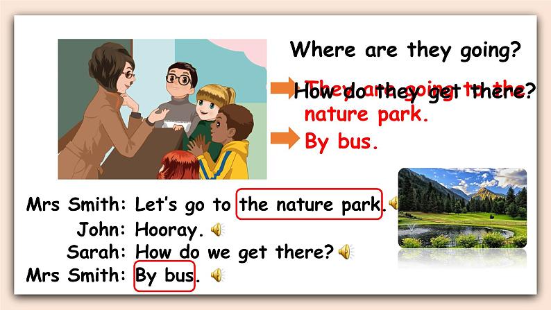 Unit 2 Ways to go to school PA Let's learn 课件+教案+同步练习+音视频素材07