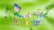 英语二年级上册Unit 1 It’s winter.教学课件ppt