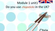 外研版 (一年级起点)三年级上册Unit 1 Do you use chopsticks in England?授课ppt课件
