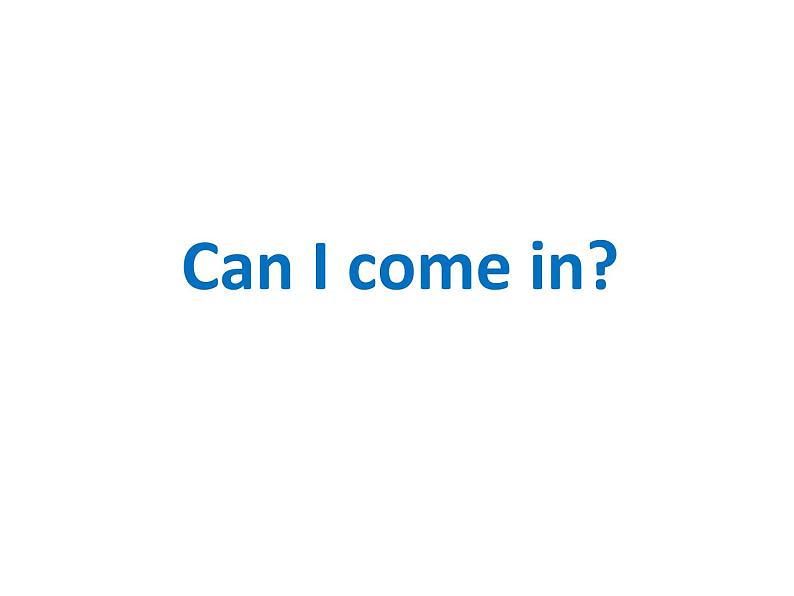 外研版(一年级起点)小学三年级英语上册 Module 5 Unit 2 Can I come in? 课件101