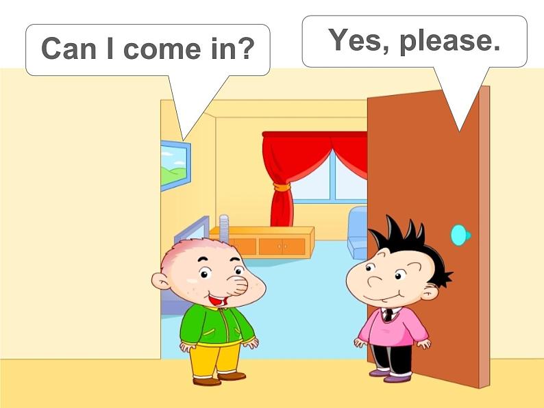 外研版(一年级起点)小学三年级英语上册 Module 5 Unit 2 Can I come in? 课件106