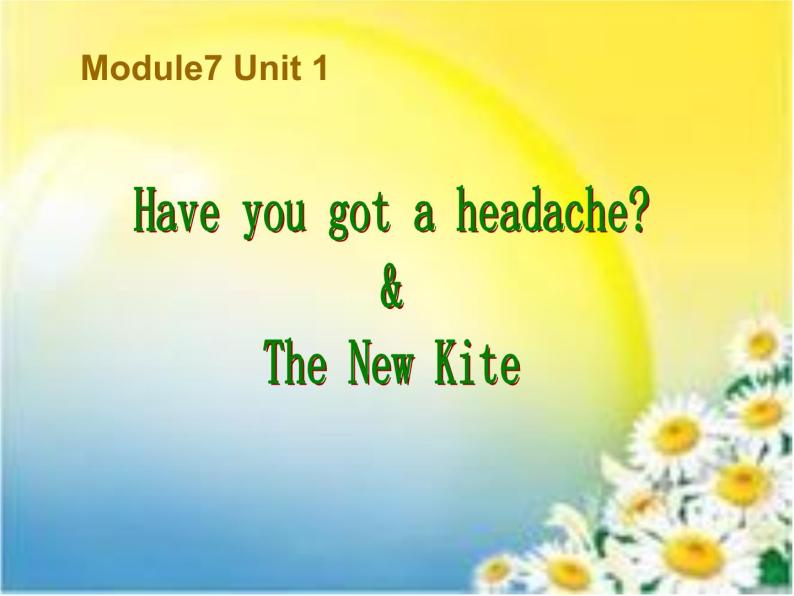 外研版（一年级起点）小学三年级英语上册 Module 7 Unit 1 Have you got a headache？课件101