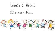 外研版 (一年级起点)三年级下册Unit 1 It’s very long.教课内容课件ppt