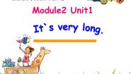外研版 (一年级起点)三年级下册Module 2Unit 1 It’s very long.图片ppt课件