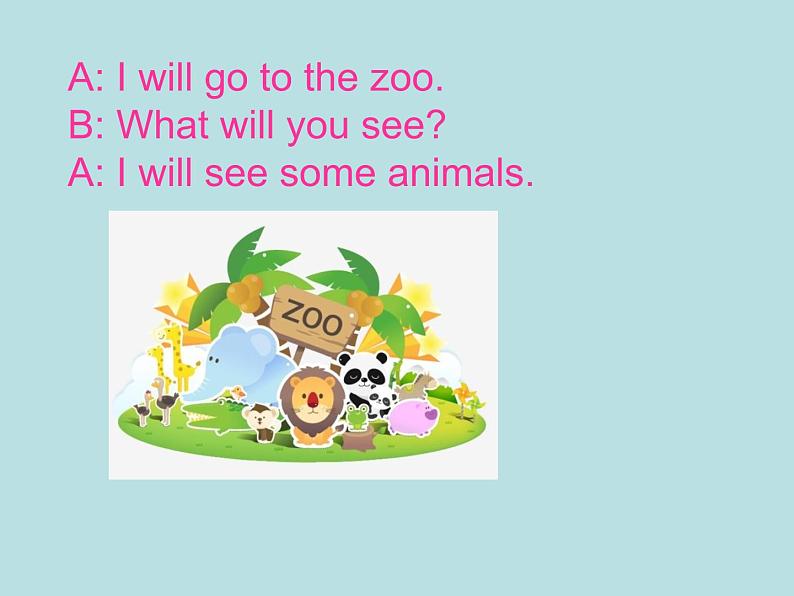 外研版(一年级起点)小学三年级英语下册 Module 3 Unit 1 We 'll go to the zoo. 课件4第5页