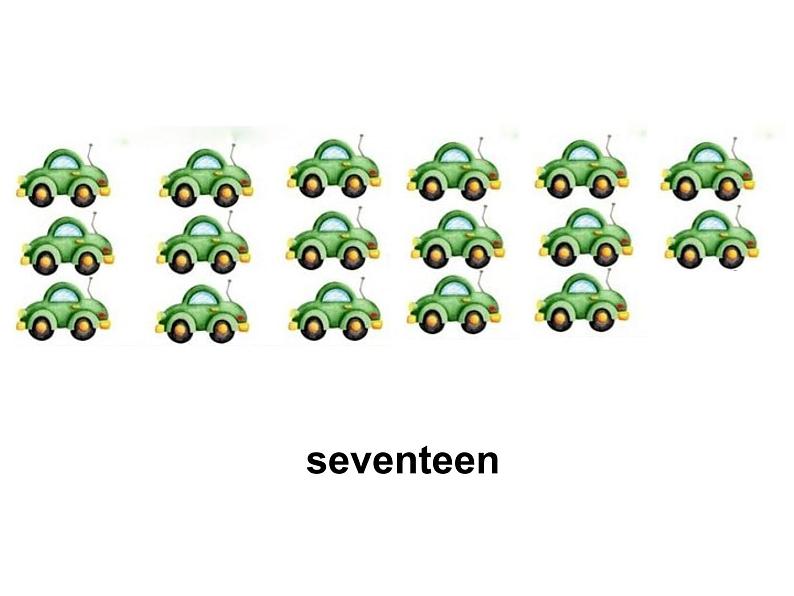 外研版(一年级起点)小学三年级英语下册 Module 4 Unit 2 Thirteen, fourteen, fifteen… 课件107