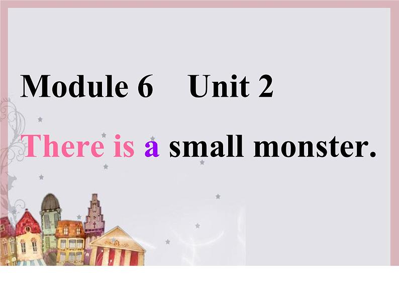 外研版(一年级起点)小学三年级英语下册 Module 6 Unit 2 There is a small monster. 课件201