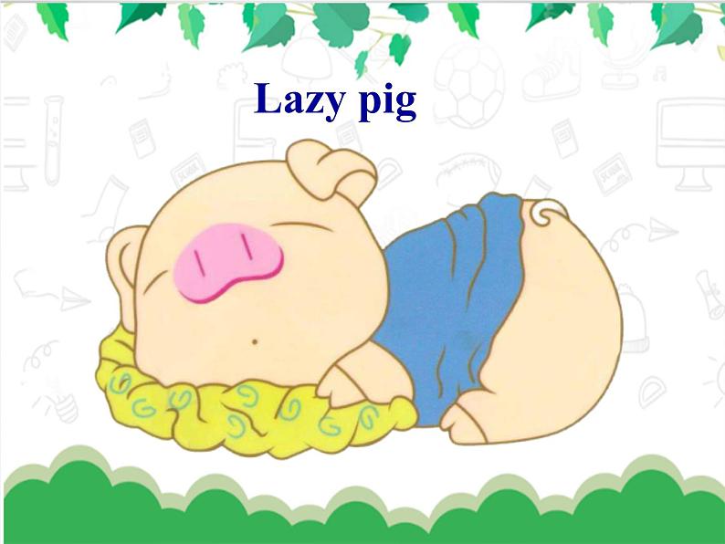 外研版(一年级起点)小学三年级英语下册 Module 8 Unit 1 He works hard. 课件4第3页