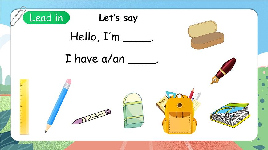 人教版小學(xué)英語 三年級上冊 Unit 1 Hello!  PB Start to read 課件第4頁
