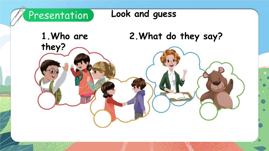 人教版小學(xué)英語 三年級上冊 Unit 1 Hello!  PB Start to read 課件第8頁