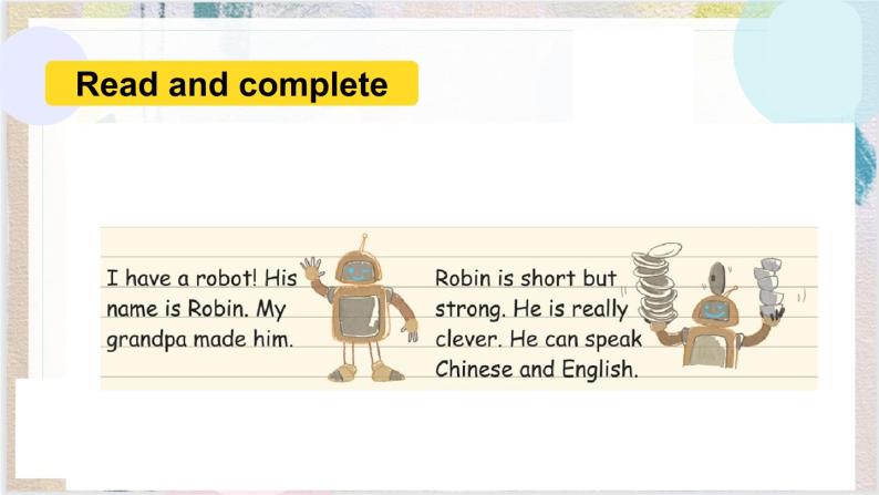Unit 1 What's he like_ B Read and write, Let's check  课件08