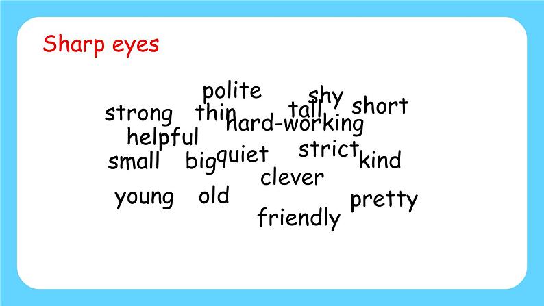 Unit 1 What's he like_ B Read and write, Let's check & Let's wrap it up 课件 )03