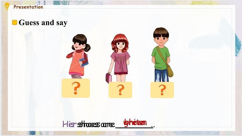 Unit 3 My friends Part B Let 's learn & Say and draw 课件)第8页
