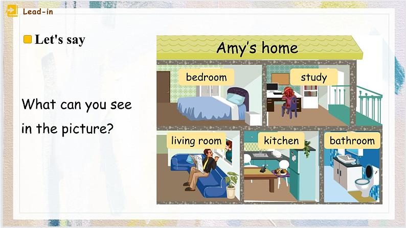Unit 4 My home Part B Let 's learn & Let 's play 课件)第3页