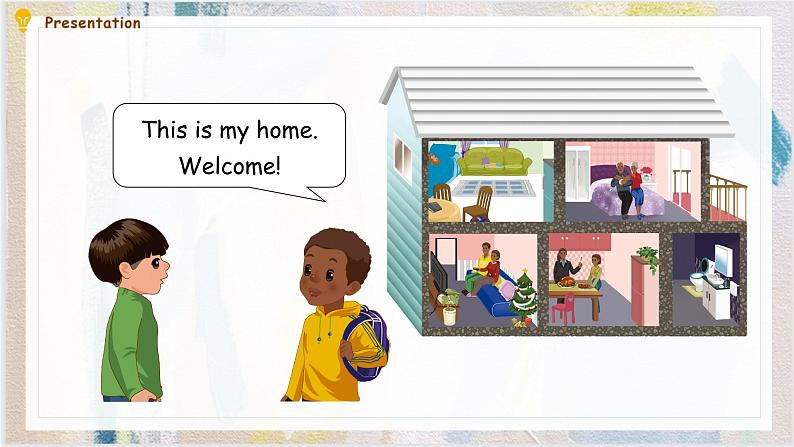 Unit 4 My home Part B Let 's learn & Let 's play 课件)第4页