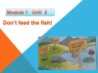 外研版（一年级起点）小学四年级英语下册Module 1 Unit 2 Don't feed the fish!  课件2