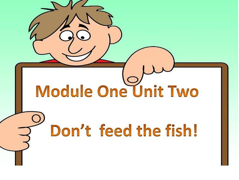 外研版(一年级起点)小学四年级英语下册Module 1 Unit 2 Don't feed the fish! 课件301