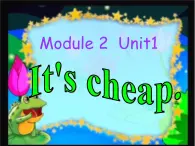 外研版（一年级起点）小学四年级英语下册Module 2 Unit 1 It's cheap.  课件