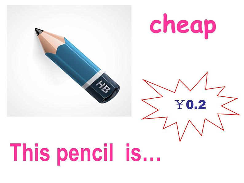 外研版(一年级起点)小学四年级英语下册Module 2 Unit 1 It's cheap. 课件02