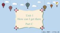 小学英语人教版 (PEP)六年级上册Unit 1 How can I get there? Part C优质ppt课件