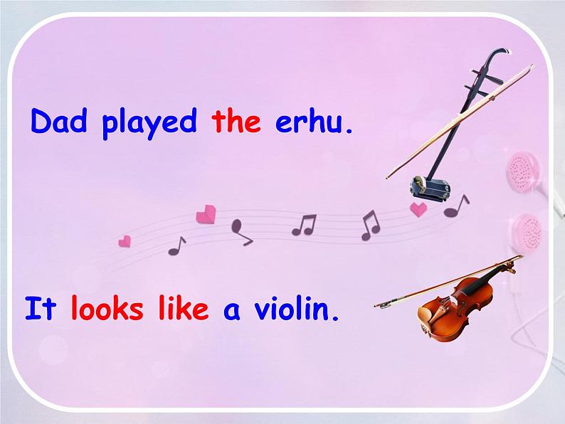 外研版(一年级起点)小学四年级英语下册Module 4 Unit 1 Dad played the erhu. 课件606