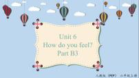 小学英语人教版 (PEP)六年级上册Unit 6 How do you feel? Part B图片课件ppt