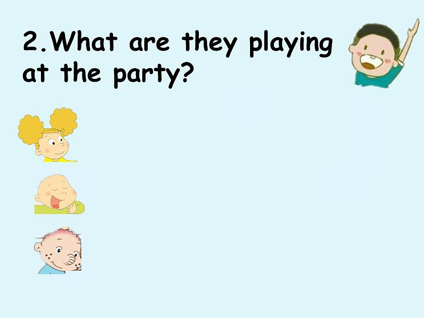 外研版（一年級(jí)起點(diǎn)）小學(xué)四年級(jí)英語下冊(cè)Module 5 Unit 1 We 're having a party.  課件第8頁